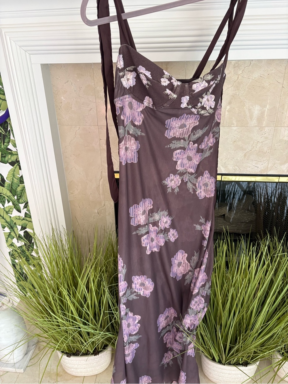 Free People midi dress built in bra - lined.
M